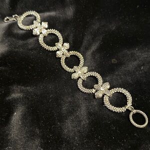 Chic Silver Beaded Bracelet